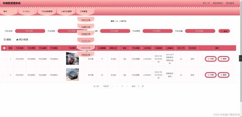 基于SpringBoot的724S0汽車銷售管理系統 計算機軟硬件開發的融合與市場應用